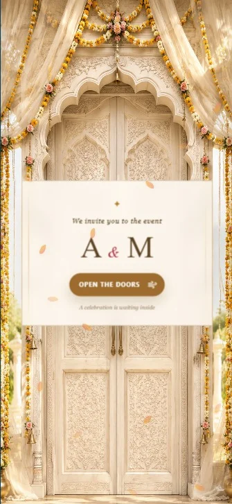 The Garden Vow invitation design concept