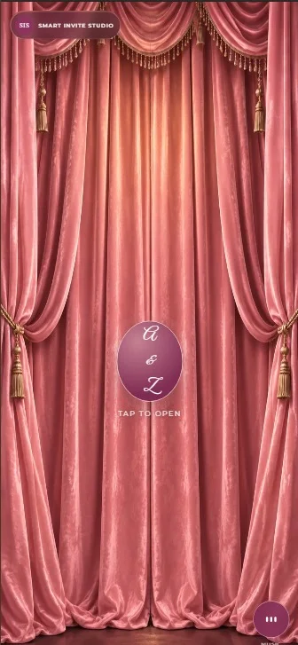 Eternal Harmony invitation design concept